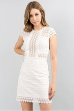 White Lace Short Dress Minuet 9102